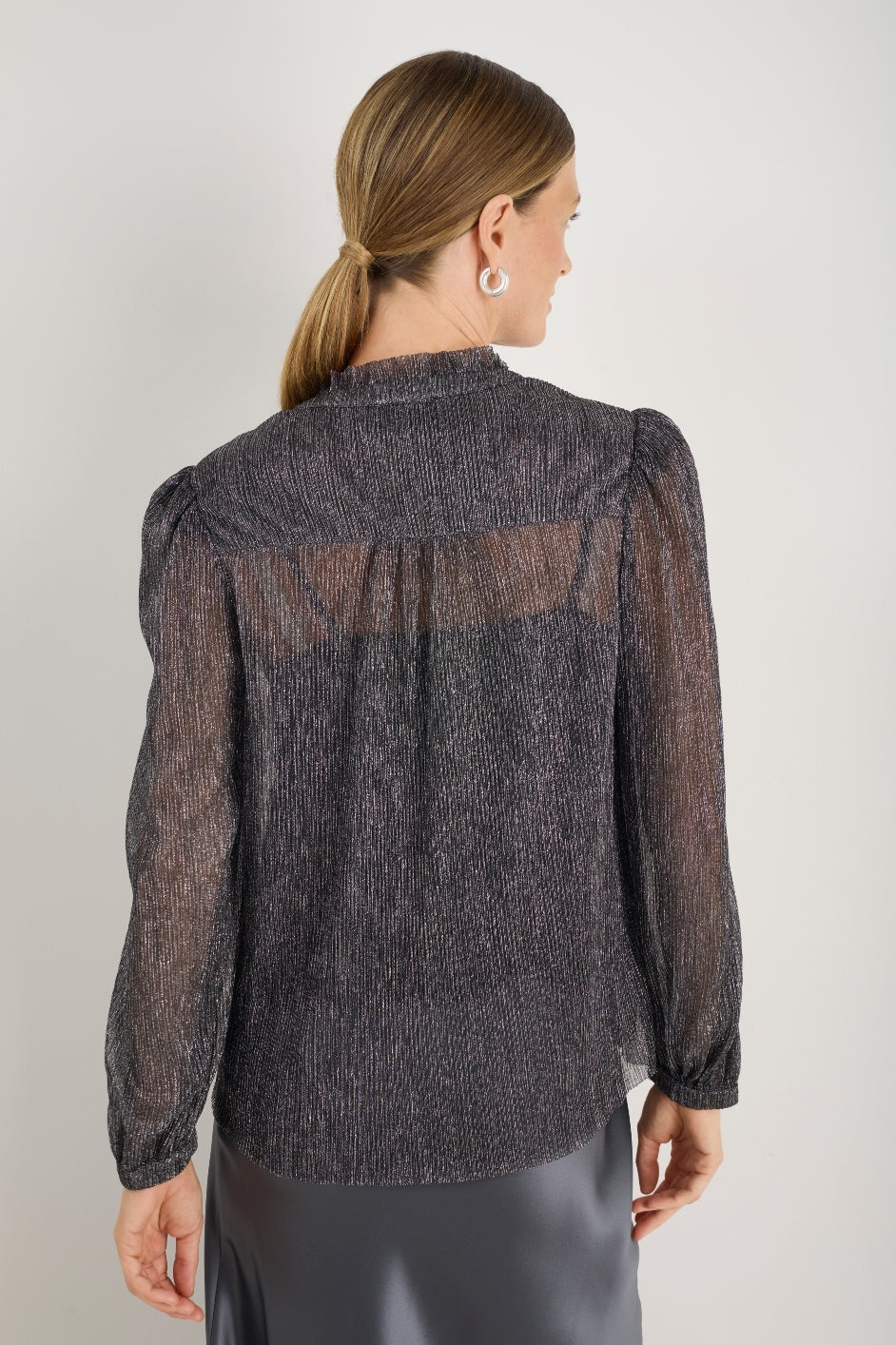 Fern Blouse - Pewter