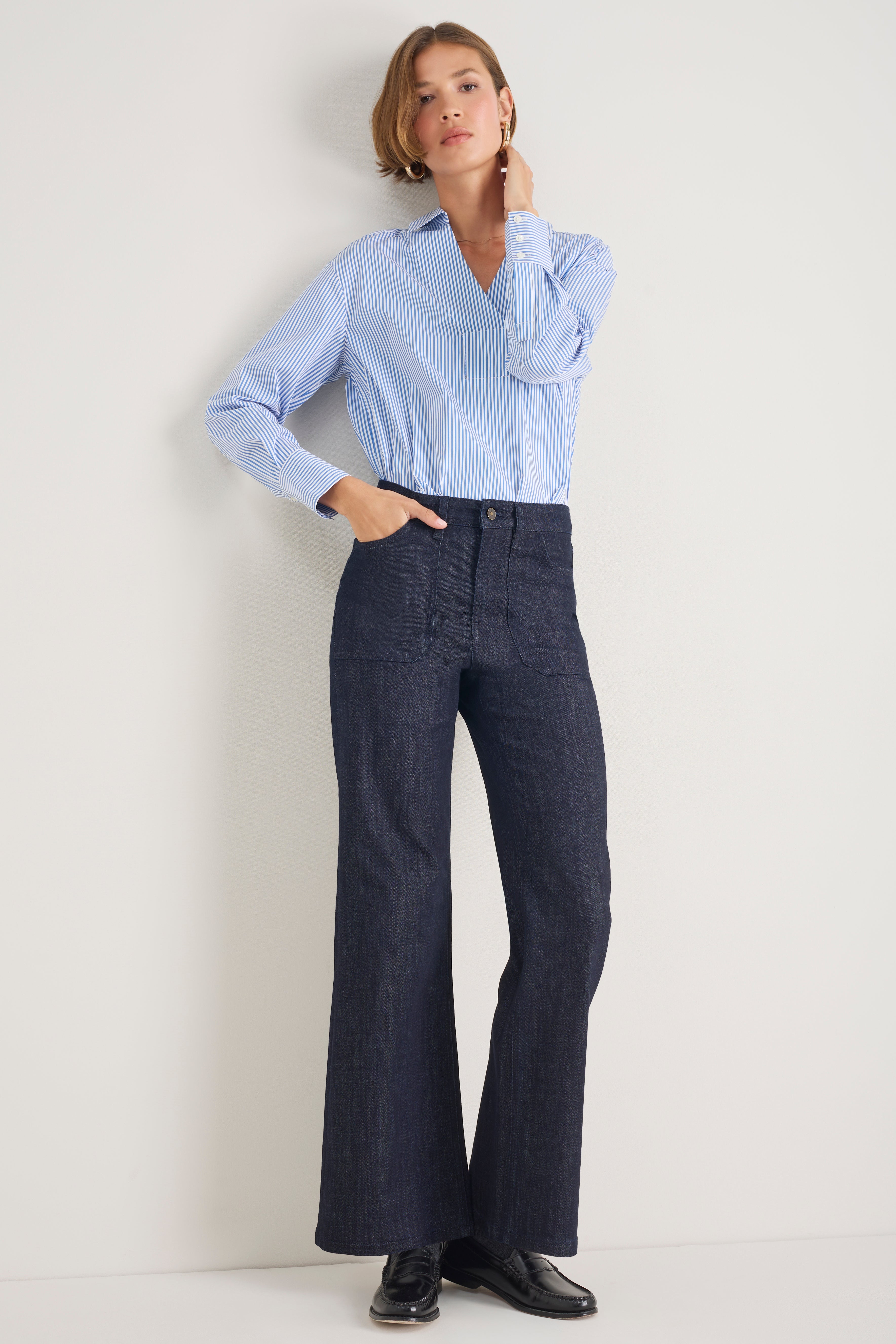 Flossie Flare Jean - Rinse Wash