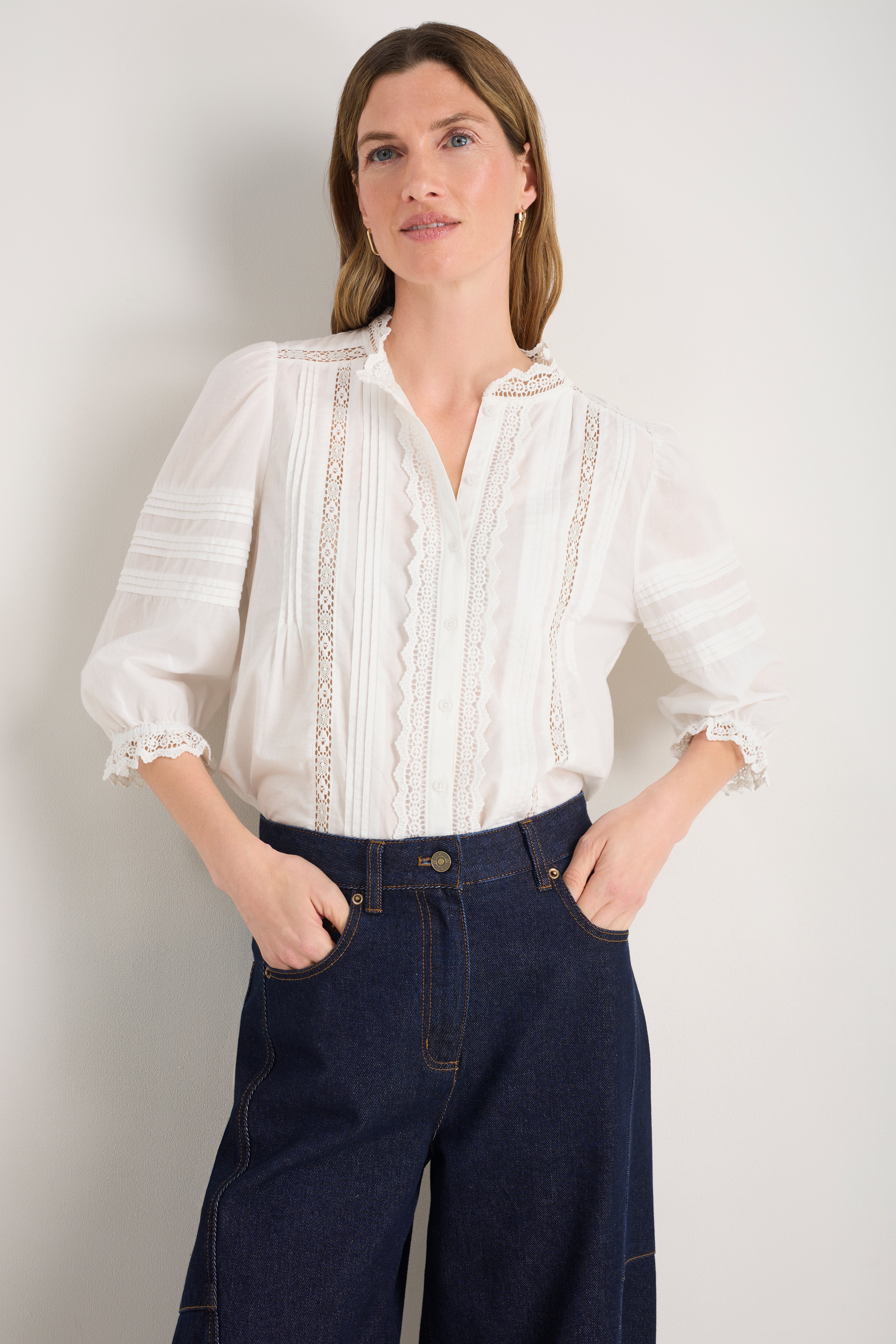 Isla Blouse - Ivory