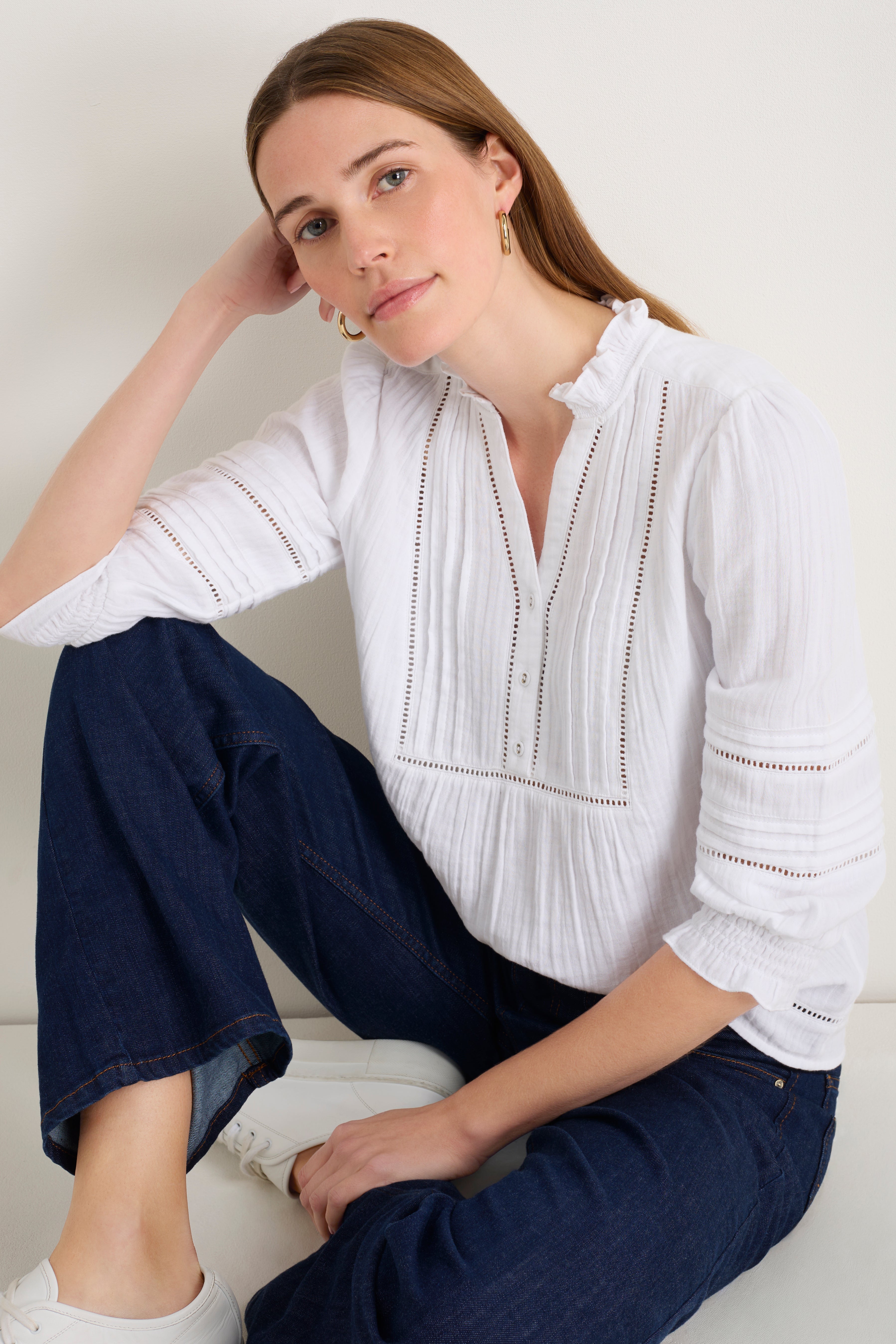 Ottilina Blouse - White
