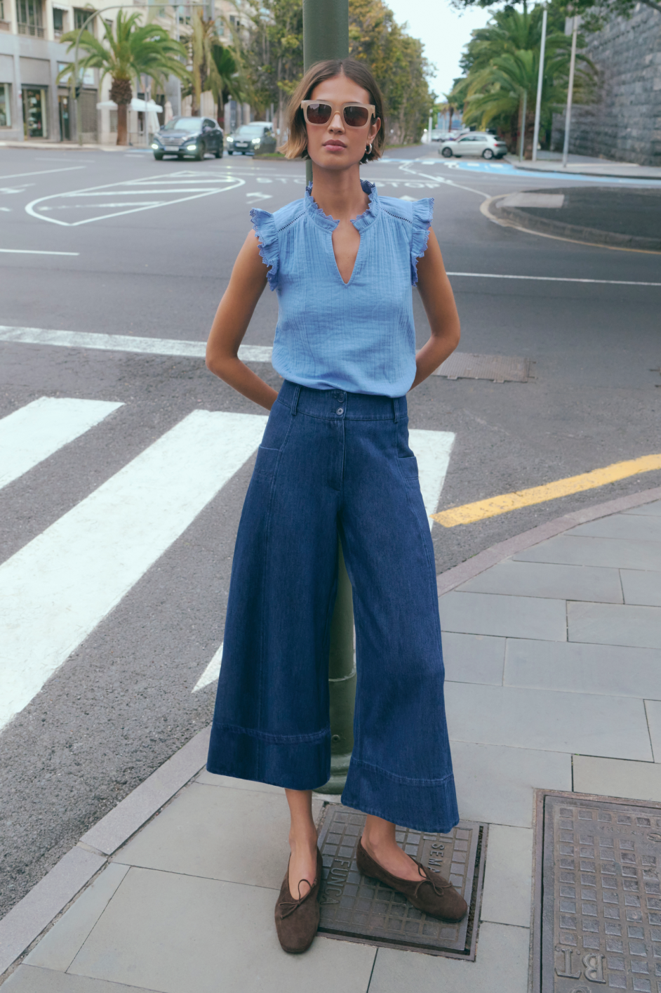 Lila Culotte - Indigo